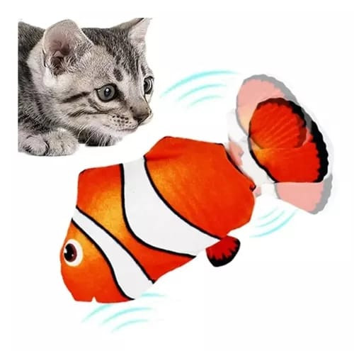 Miniatura 4 de Juguete electrico para gatos pescado